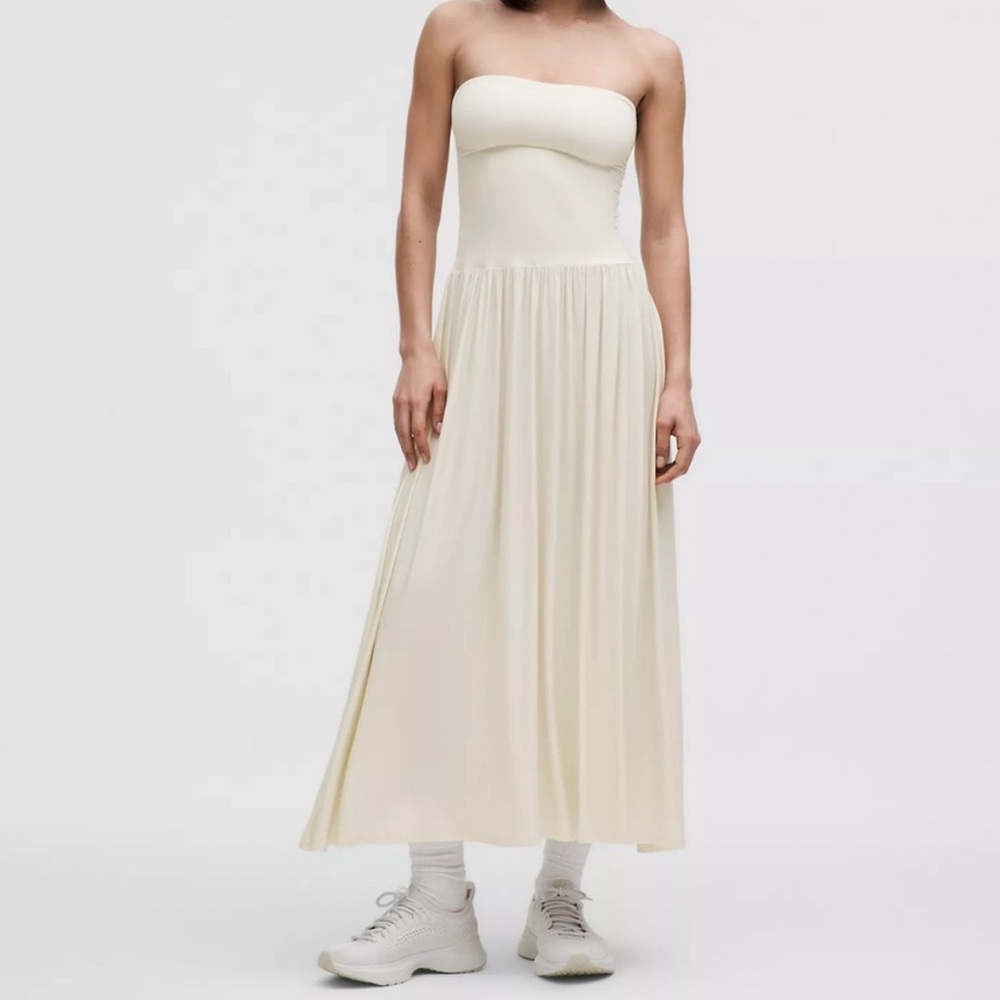 NWT Lululemon 2-in-1 Maxi Dress Light Ivory XL